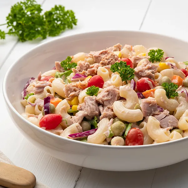 Tuna and Tomato Elbow Pasta Salad